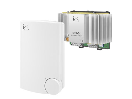 Controllers with PI-control, 230...400 V AC, wall mounting