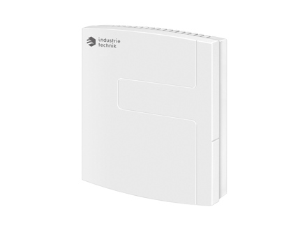 Humidity and temperature transmitter for room mounting, IP30